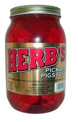 Herb's Pickled Pigs Feet 40 oz 1/2 Gallon