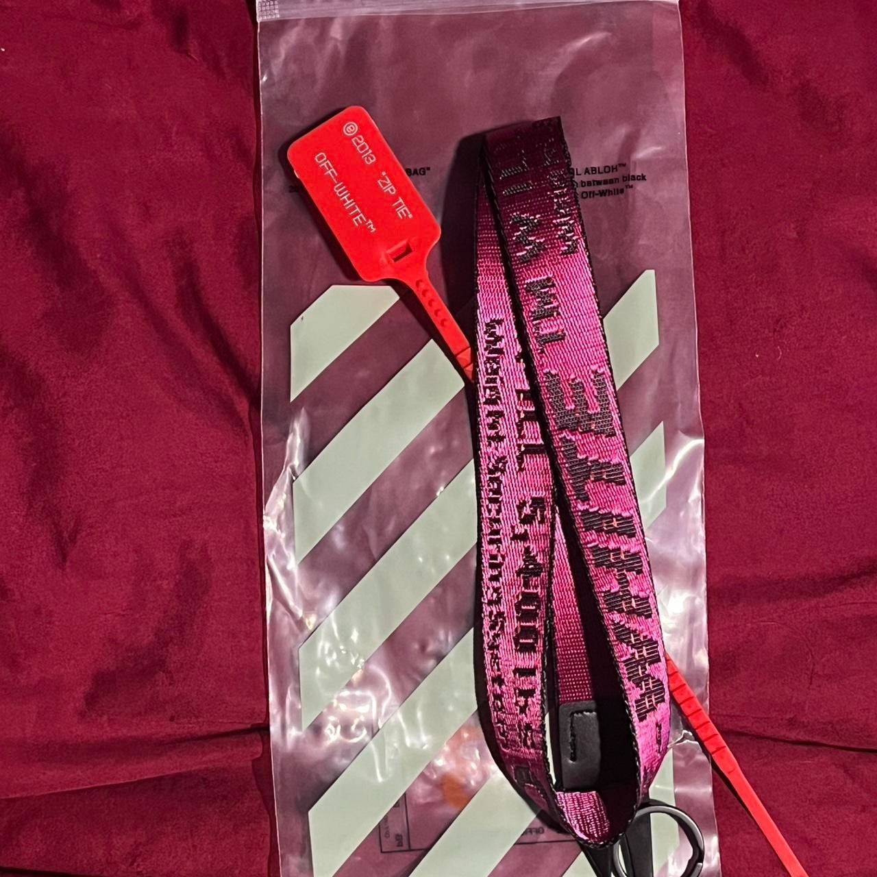 Hot Pink | Off-White | Around the Neck Lanyard