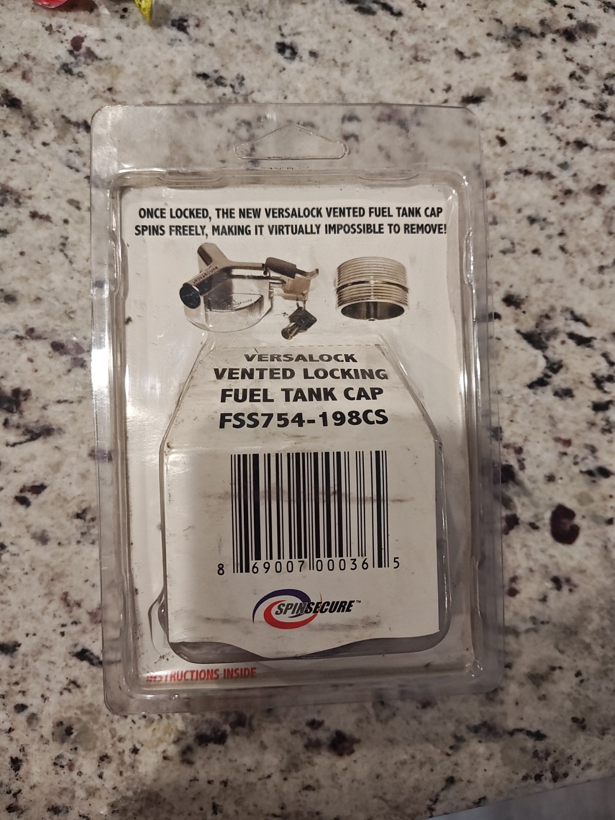 Flow Security Systems VersaLock | Vented Locking Fuel Tank Cap With Adapter 2"