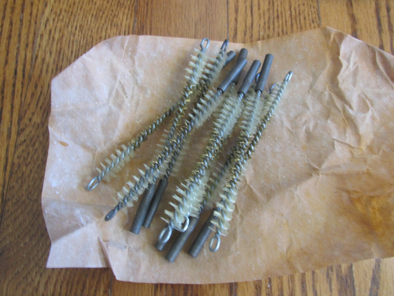 East German 5.45mm Cleaning Brushes (10)! In The Wrapper!!! Cool, Comrades!!!