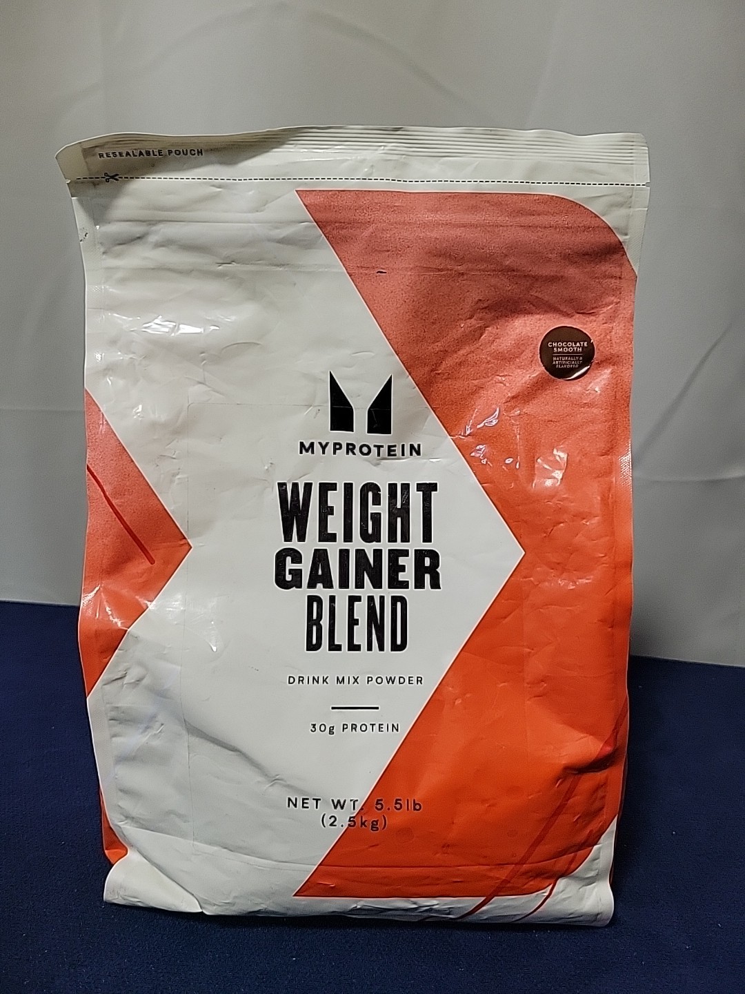 MYPROTEIN Weight Gainer Blend Powder Chocolate Smooth 5.5 lbs Exp 03/26