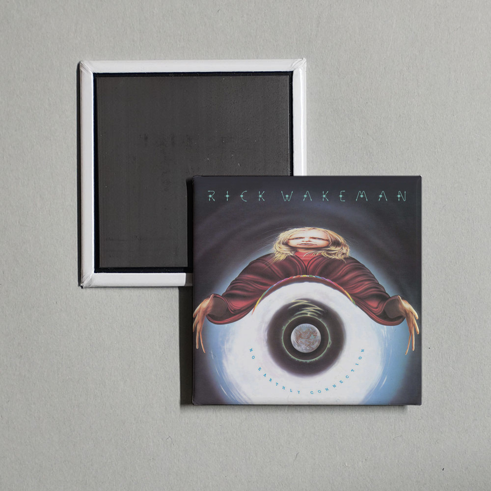 Rick Wakeman - No Earthly Connection Album Cover Locker Fridge Magnet