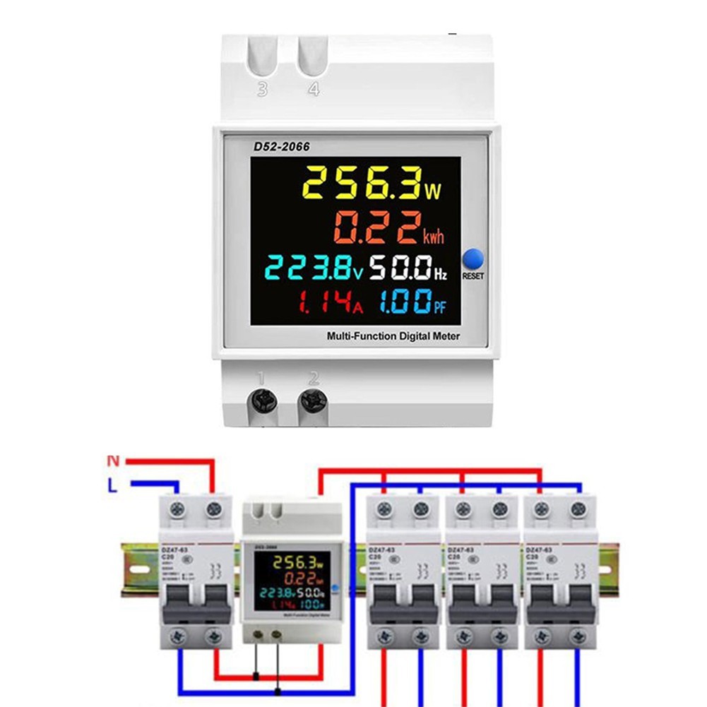 Reliable AC Meter with Backlight Function and Wide Viewing Angle