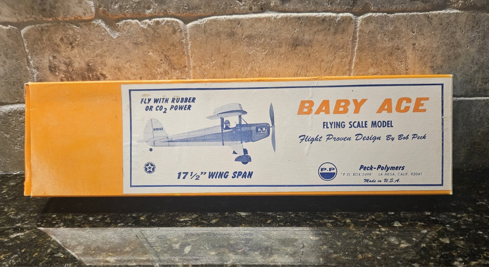 Peck Polymers Balsa Flight Baby Ace Kit, 17 1/2” W/S - Read Below