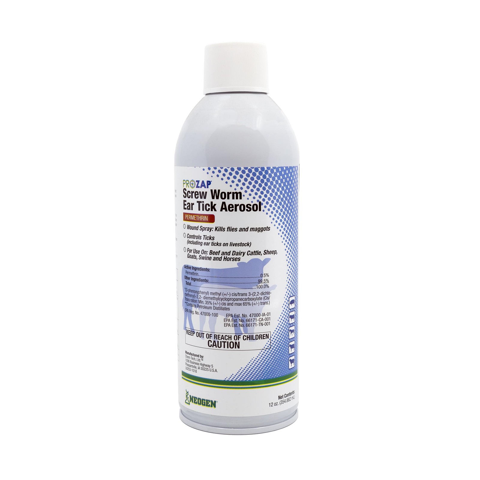 Screw Worm Aerosol Insecticide Treatment Prozap 045446001006
