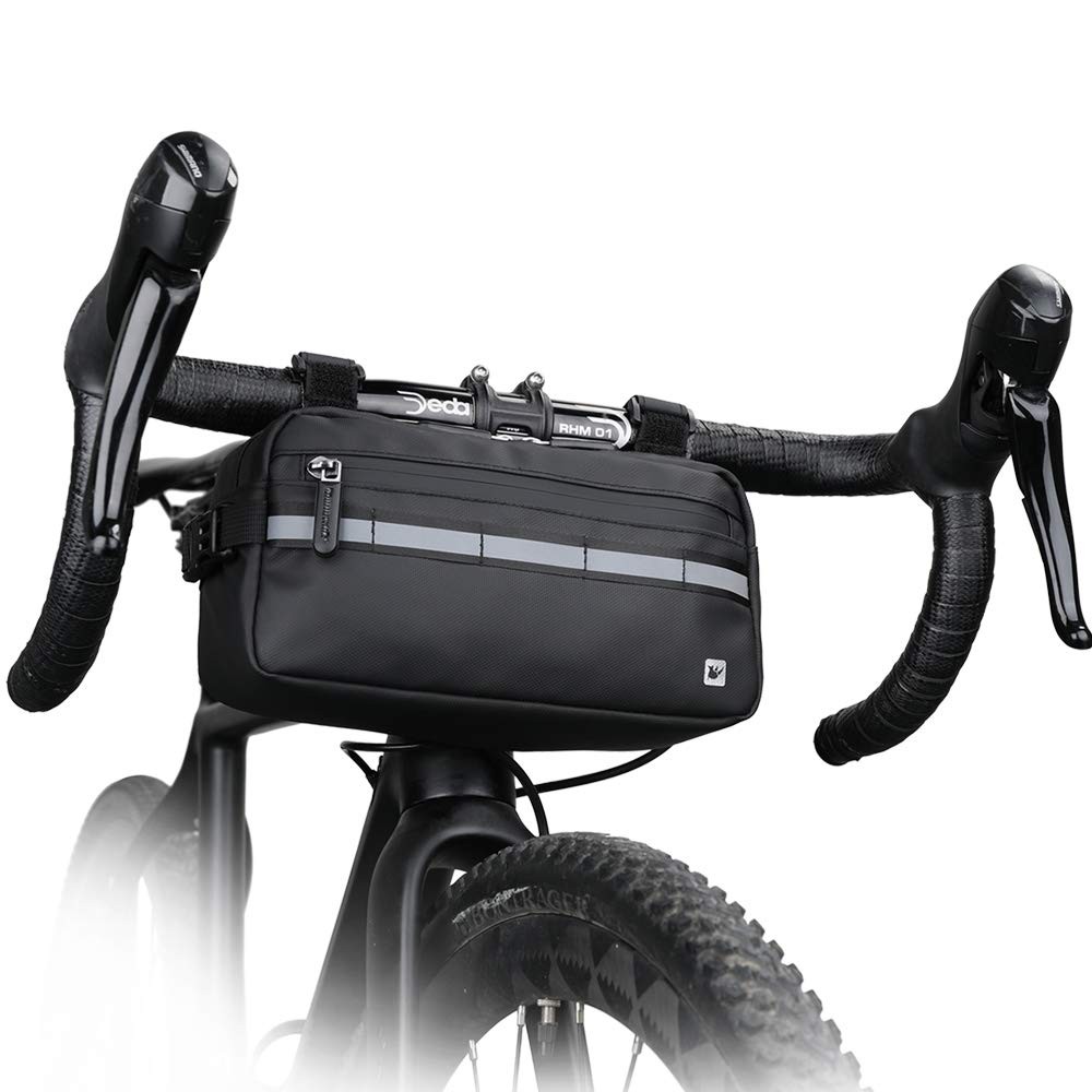 Bike Bag, Bike Handlebar Bag, WaterproofBike Basket Bicycle Front Bag Shoulde...
