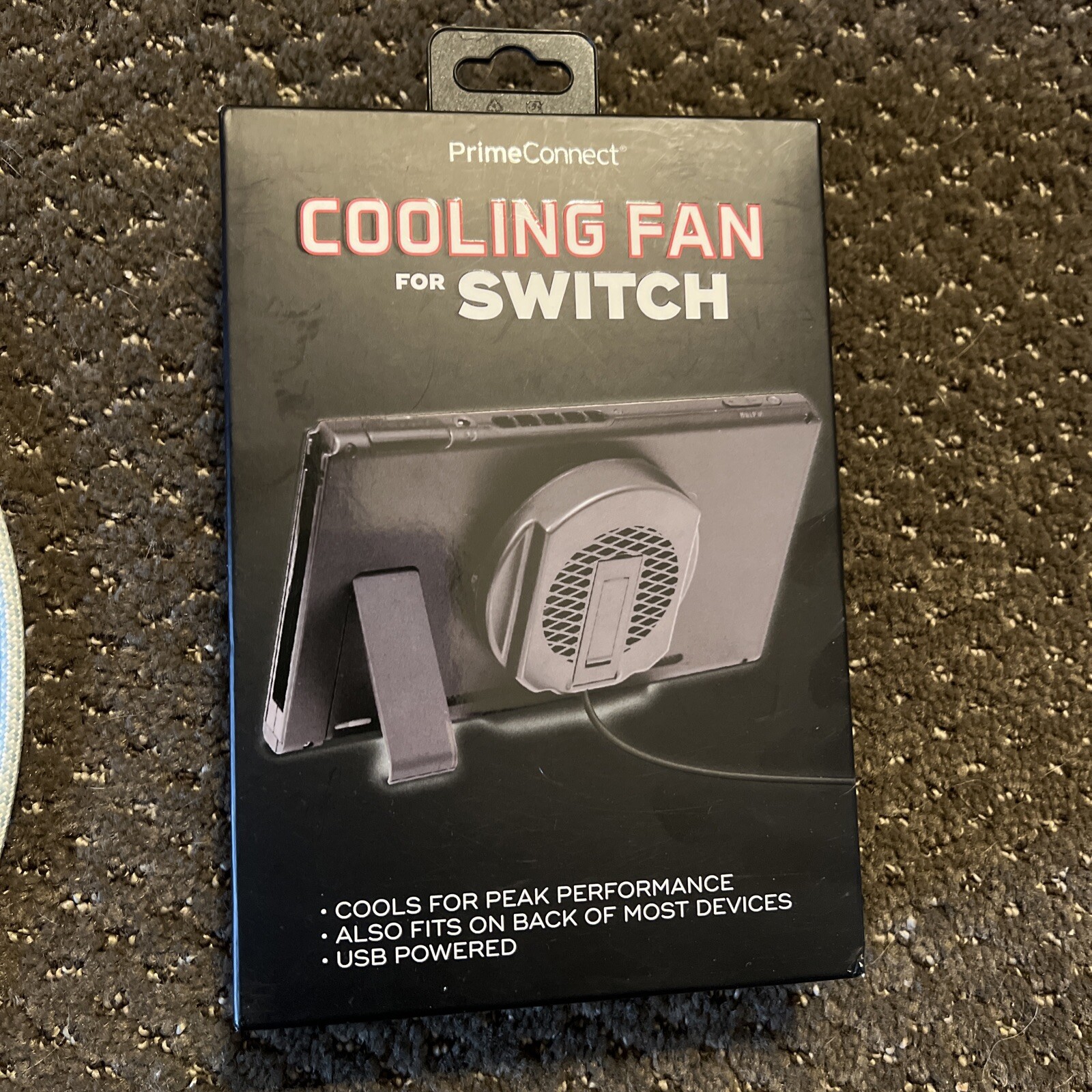 nintendo switch cooling fan for switch new authentic prime connect