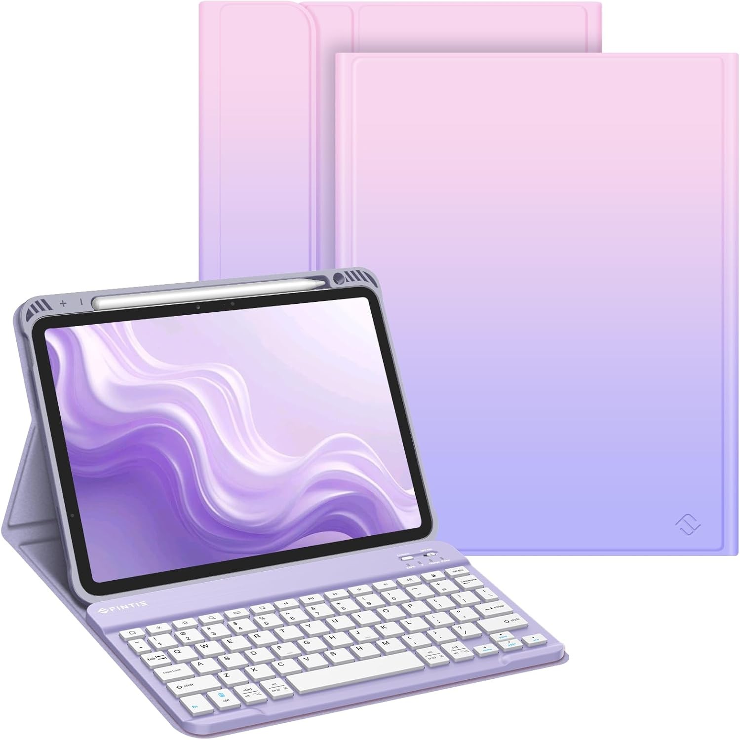 Keyboard Case for iPad Air 5th 2022 /iPad Air 4th Gen 10.9 Inch Soft TPU Cover