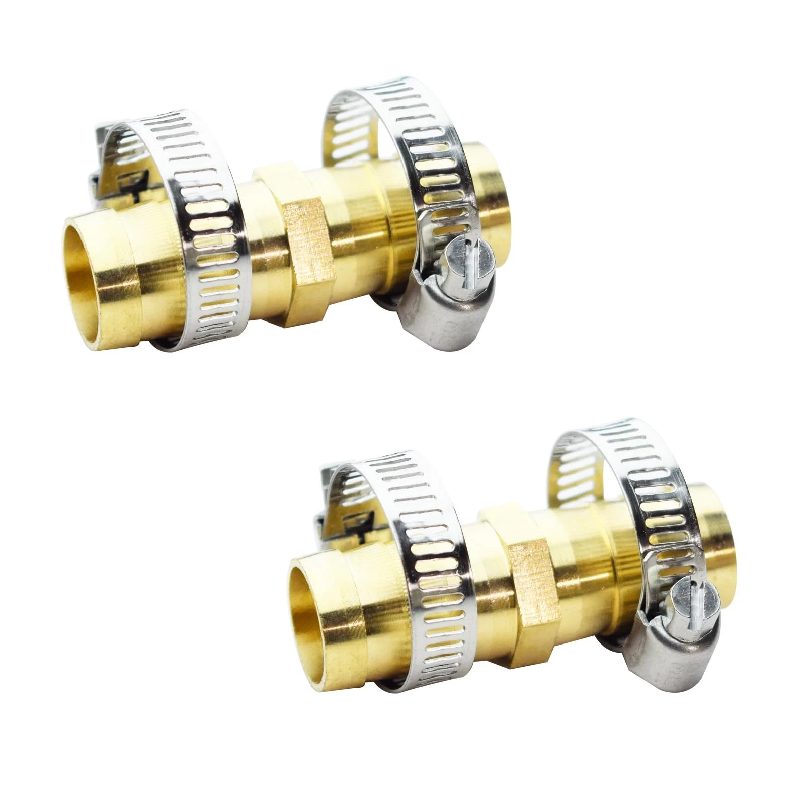 chaekoy 2 Pack Garden Hose Connector Repair Mender Kit 3/8" to 5/8", 2