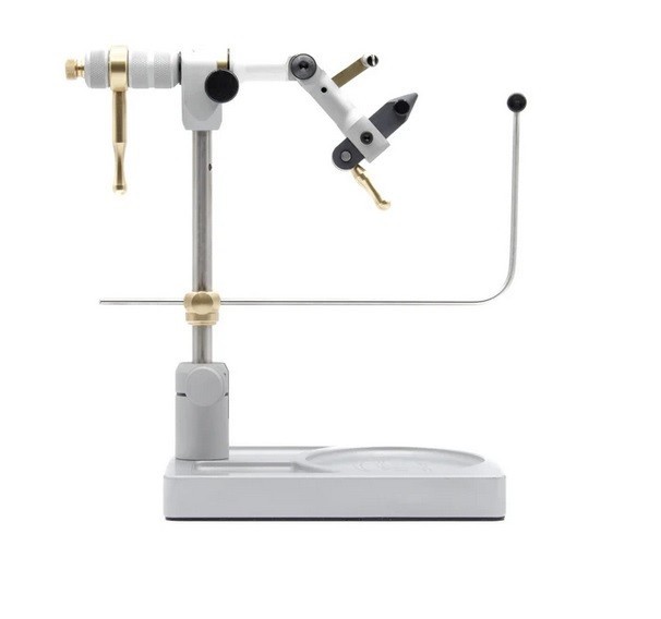 NEW RENZETTI MASTER FLY TYING VISE -TRUE ROTARY WITH CLEAR PEDESTAL BASE M6008