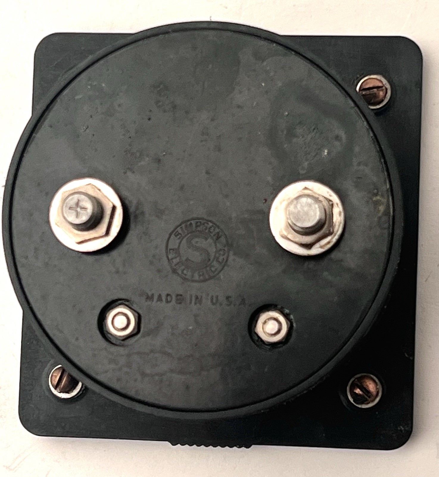 Vintage RCA Diodes Line Check Panel Meter Deco Bakelite Poor / Good Simpson Co