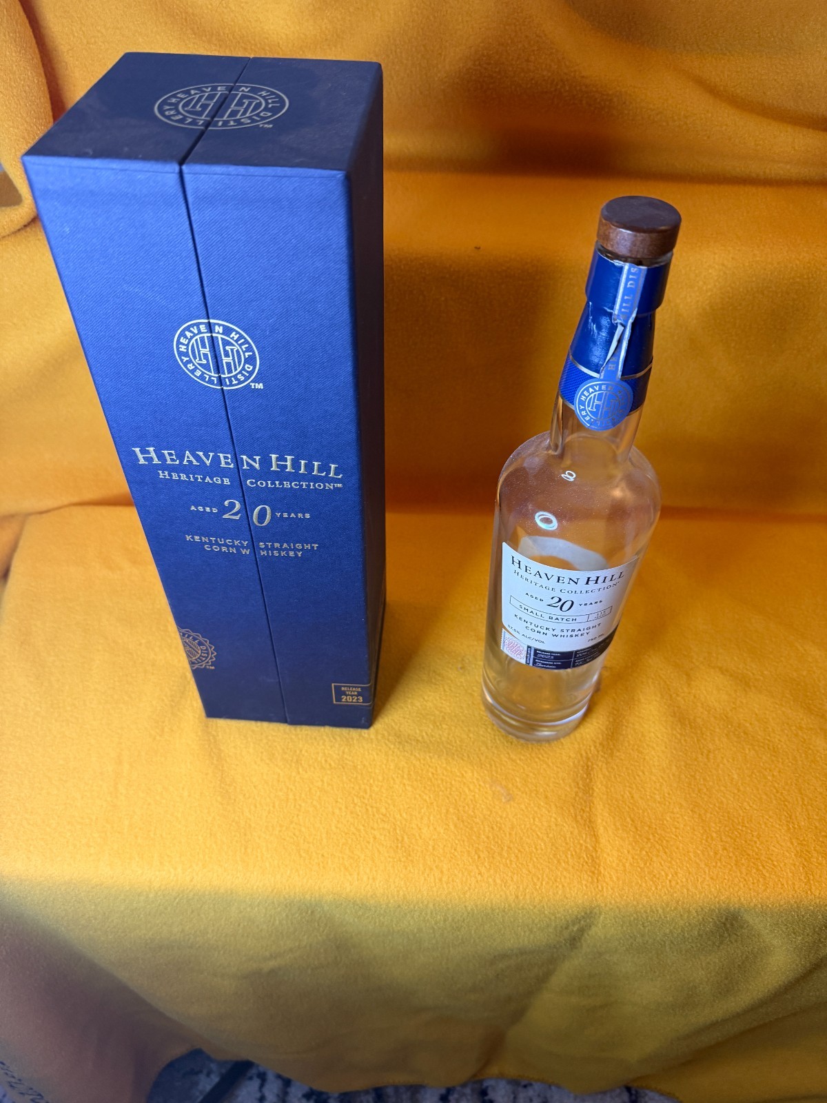 Heaven Hill Heritage Collection 20 Year Old Limited Edition- Box & Bottle Unwash