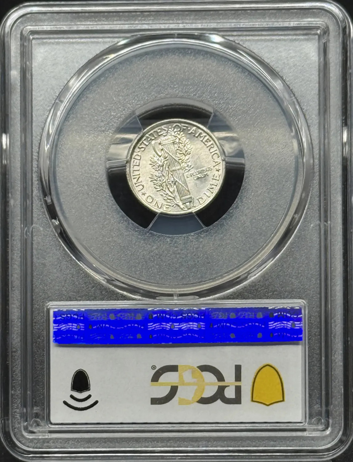 1918 Mercury Dime PCGS MS-64 FB