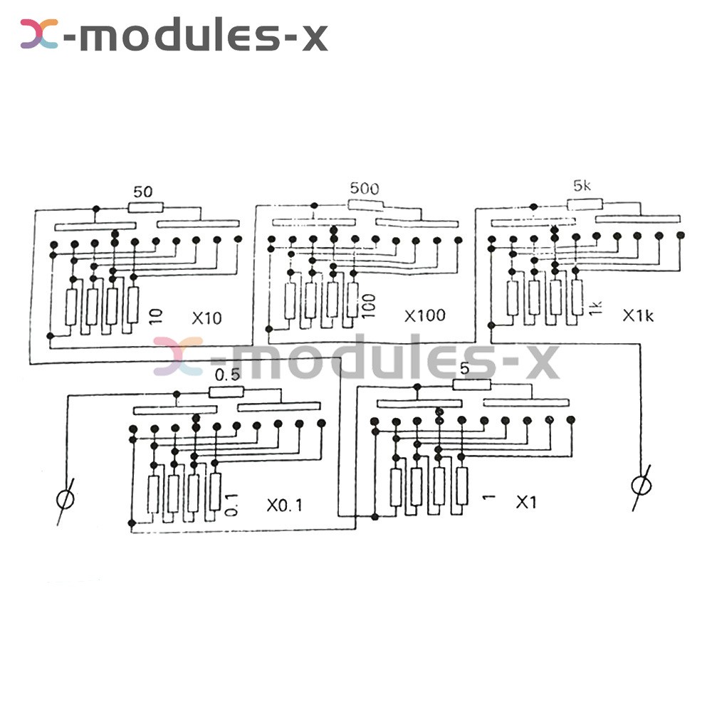 0-9999.9 Ohm Variable Resistance Box Decade Resistor For Physical Resistance Box