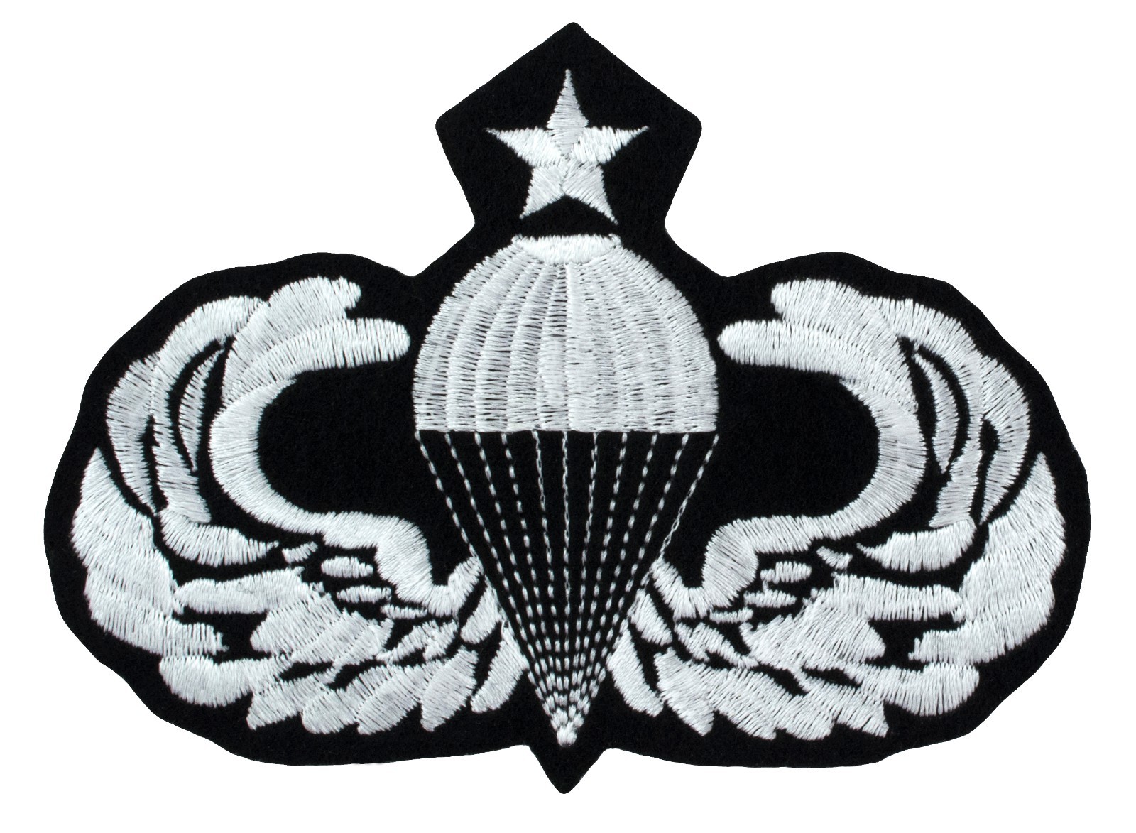 Senior Paratrooper Jump Wings (053) Patch 4" x 3" Embroidered Patch 31929
