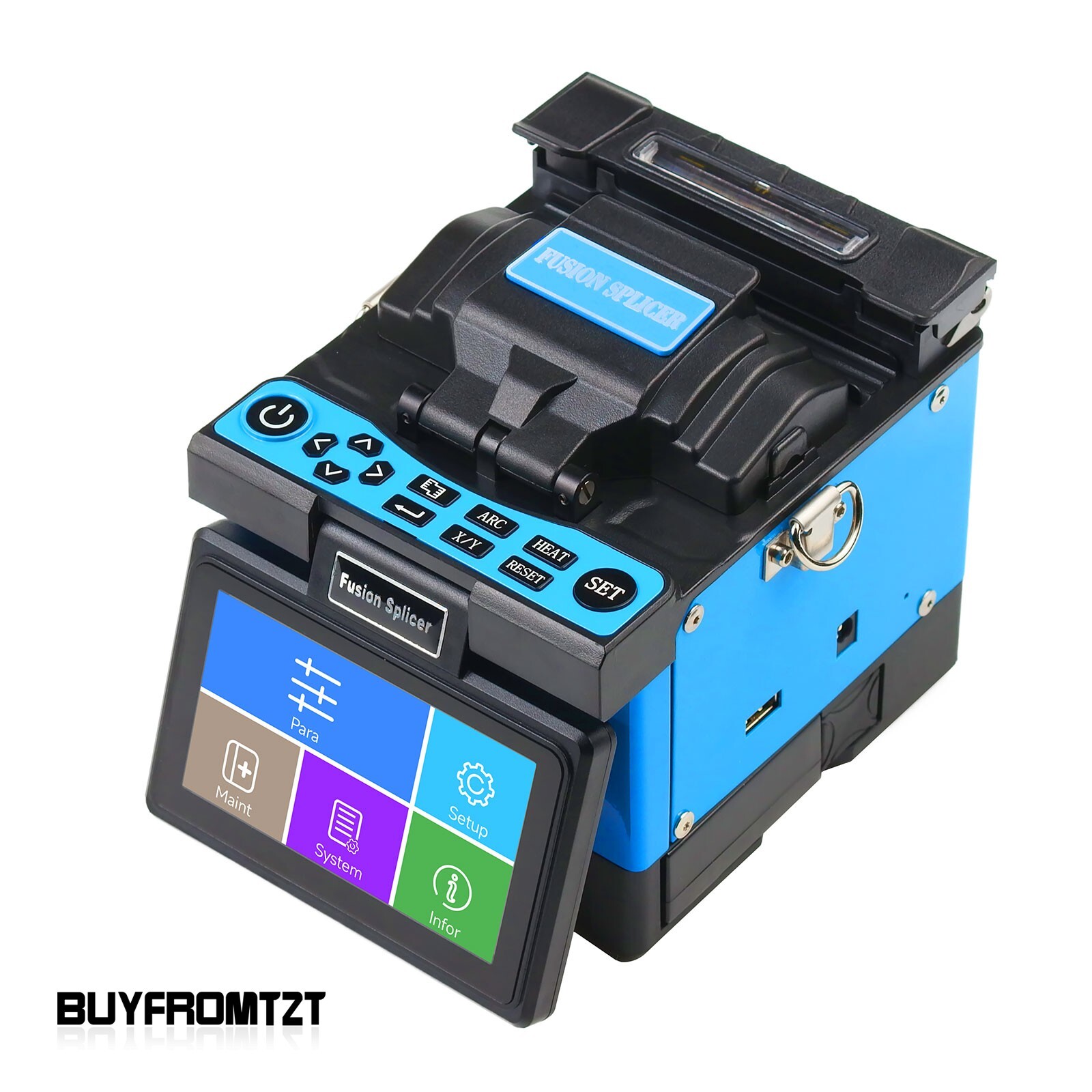 JW4108H ARC Fusion Splicer Fusion Splicing Machine Automatic & Manual Modes