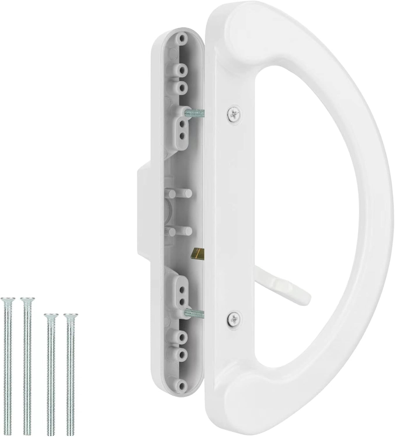 Patio Sliding Glass Door Handle Replacement Set Mortise Style Reversible Design