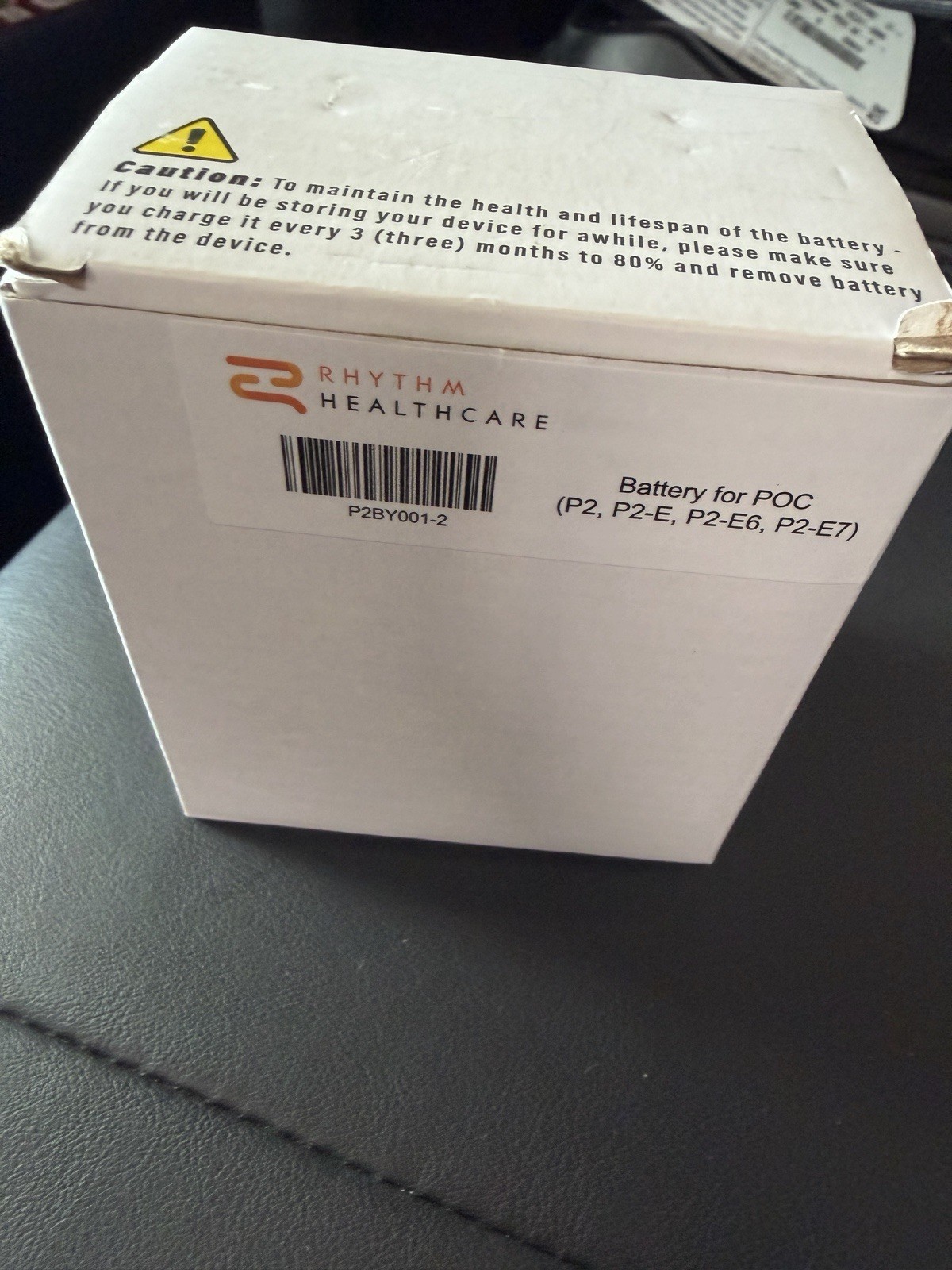 Rhythm Healthcare Battery for POC BA-P200 Portable White P2BY001-2
