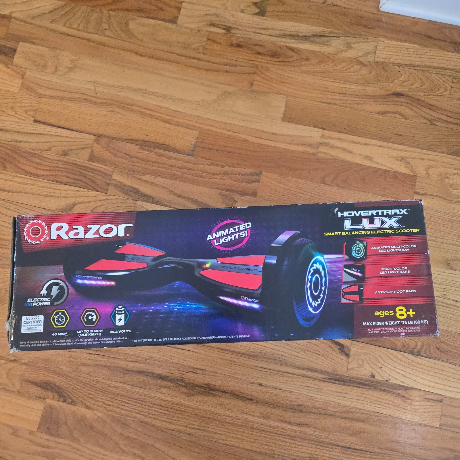 Razor Hovertrax Lux - Black/Red
