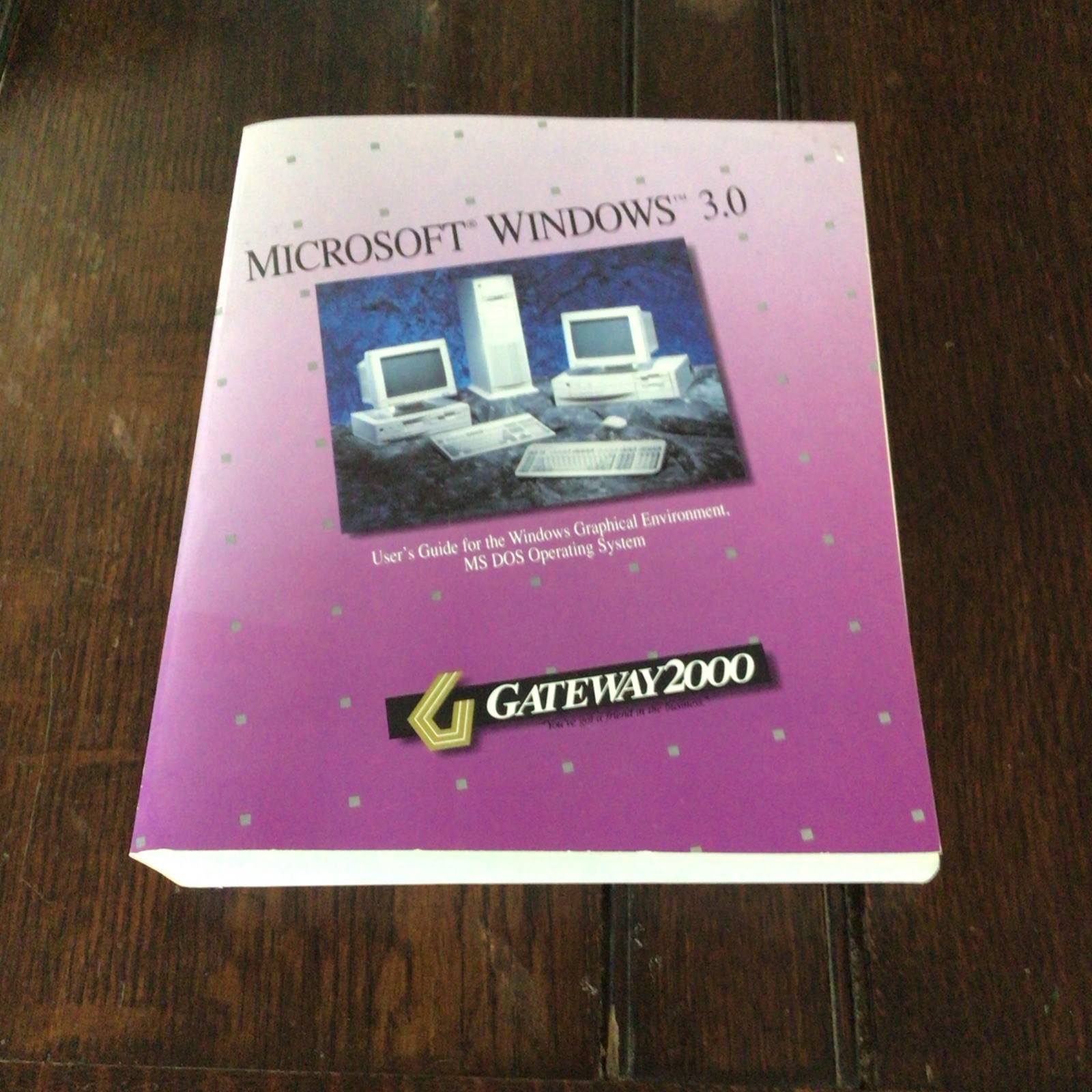 Vintage Gateway 2000 Microsoft Windows 3.0 User Manual Computer Guide