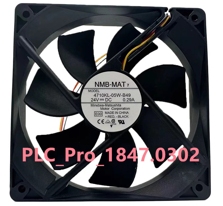 1PCS NMB-MAT7 4710KL-05W-B49 inverter equipment fan 24V 0.29A 12025 12CM 3pin