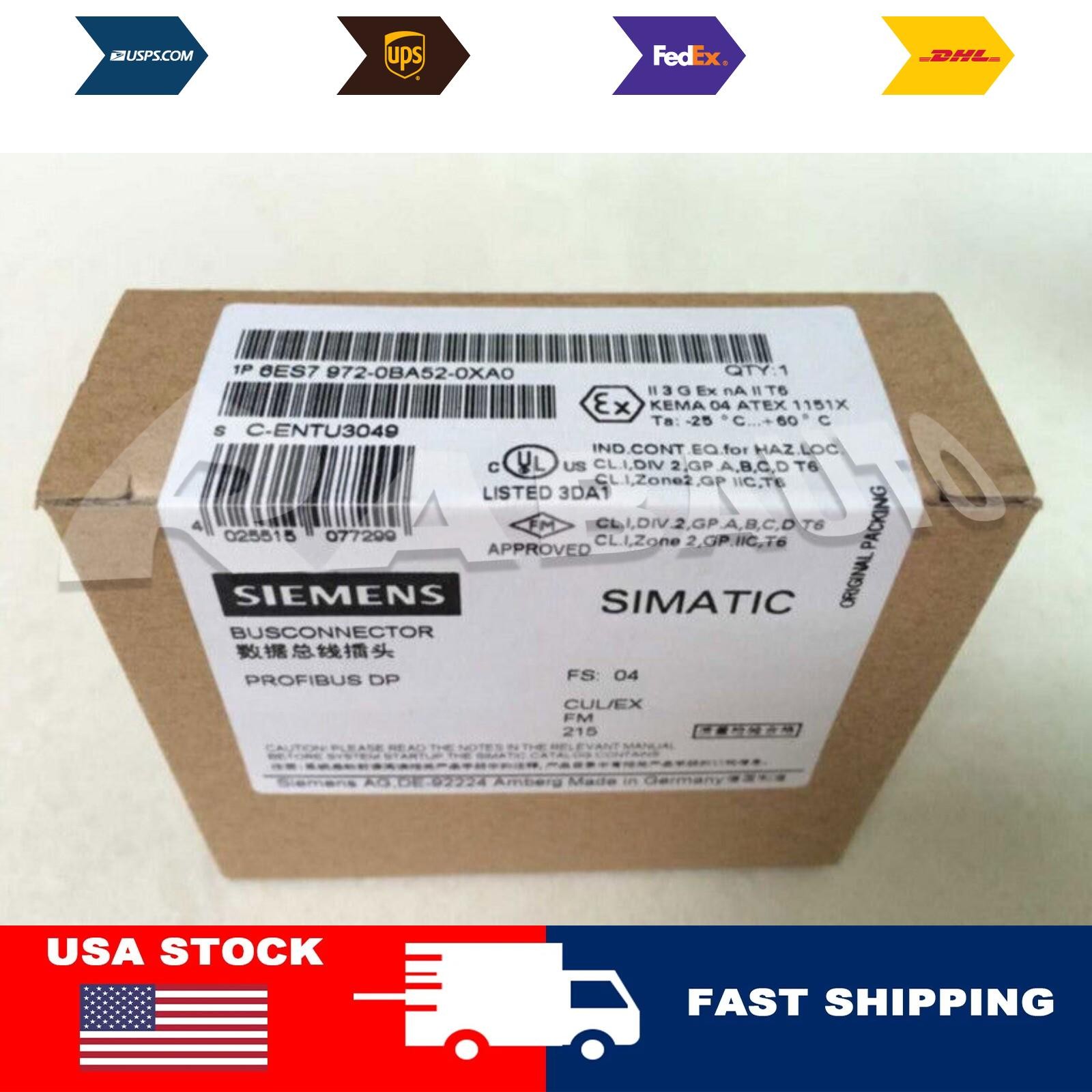 New Siemens 6ES7 972-0BA52-0XA0 6ES7972-0BA52-0XA0 SIMATIC DP Connector