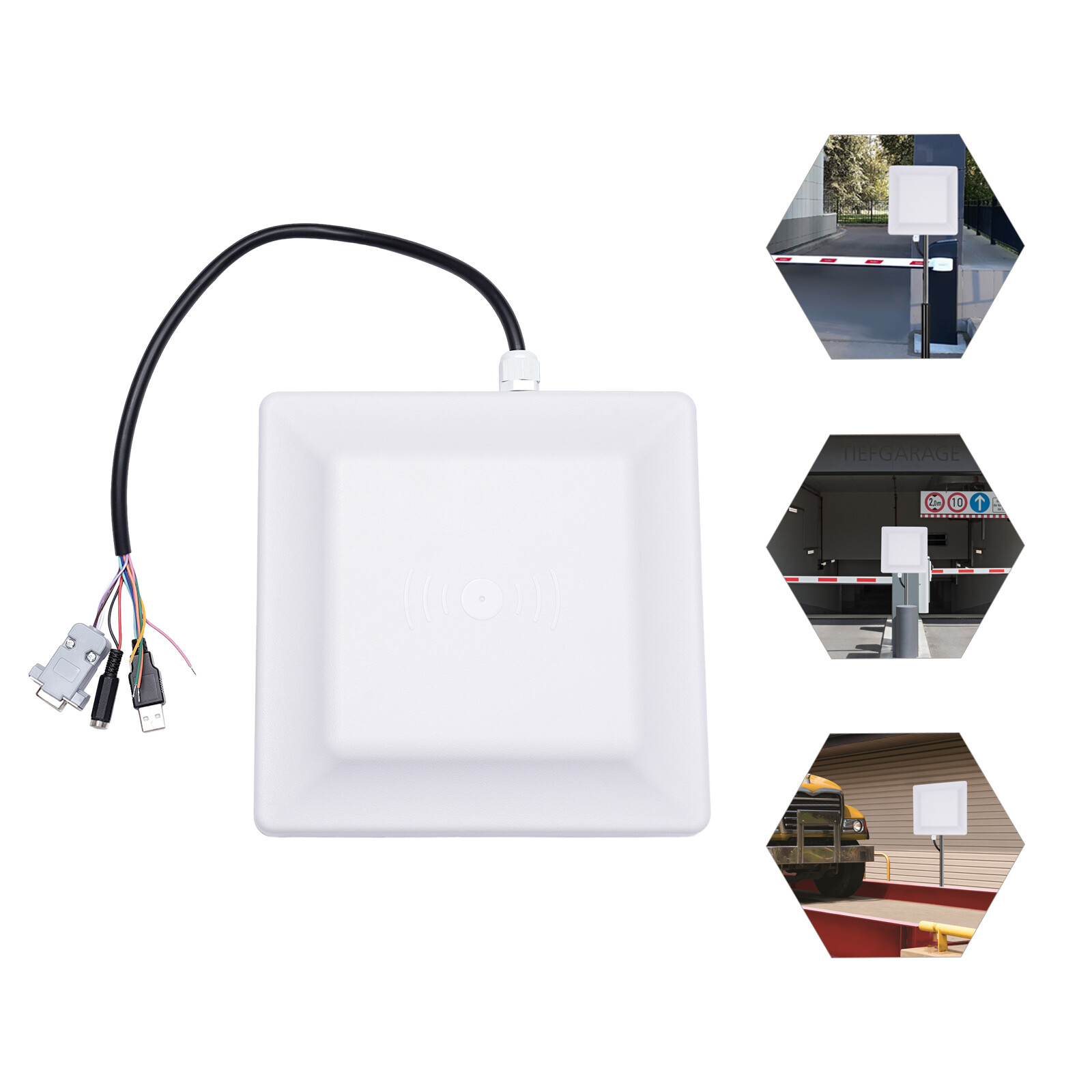 UHF RFID Long Range Card Reader RS232/485 wiegand Parking System Access Control