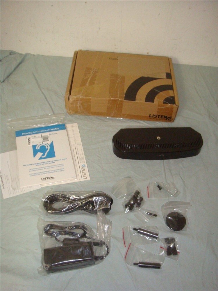 LISTEN TECHNOLOGIES LT-84-01 LISTENIR 2 CHANNEL TRANSMITTER/RADIATOR COMBO