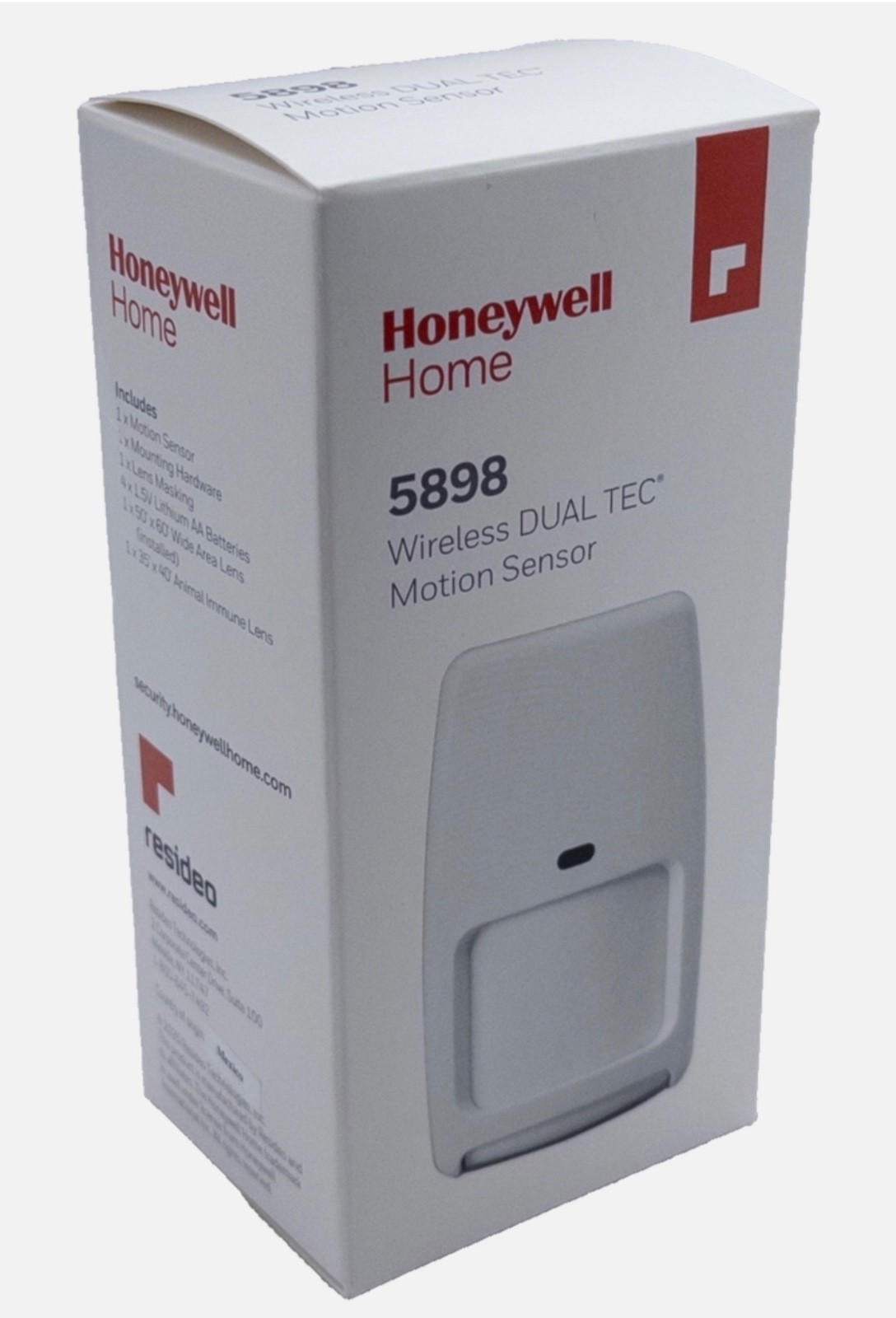 Honeywell 5898 Wireless DUAL TEC Motion Security Sensor 50' x 60' Max Range, New