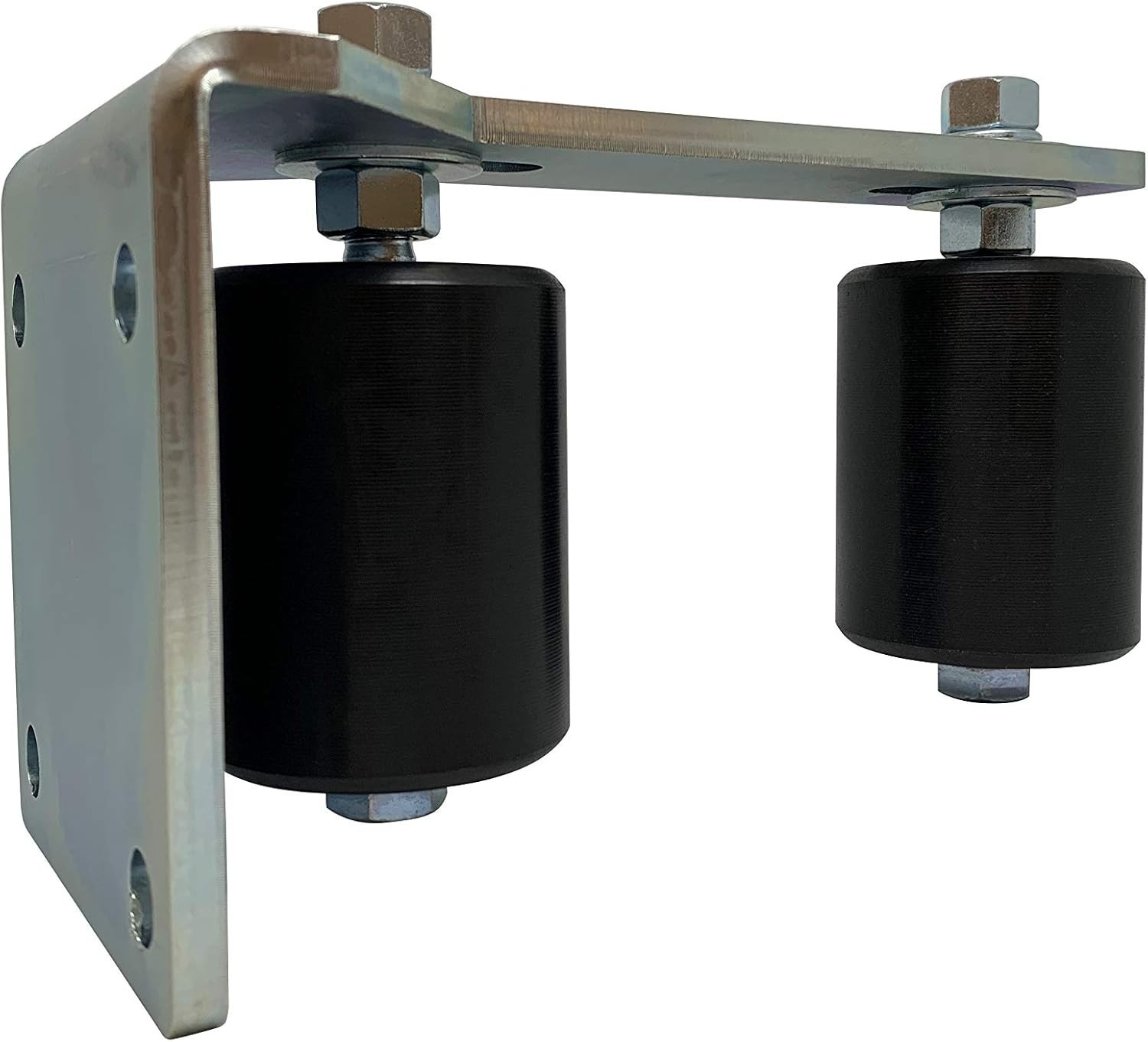 Heavy Duty Gate Guide Rollers Rear Post Mount Bracket for Sliding Rolling Gates
