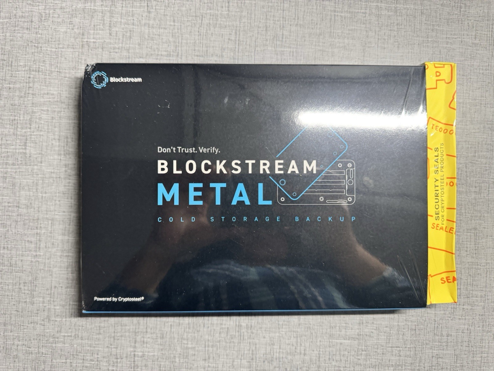 Blockstream Metal Offline Backup (Seed Phrase Storage)