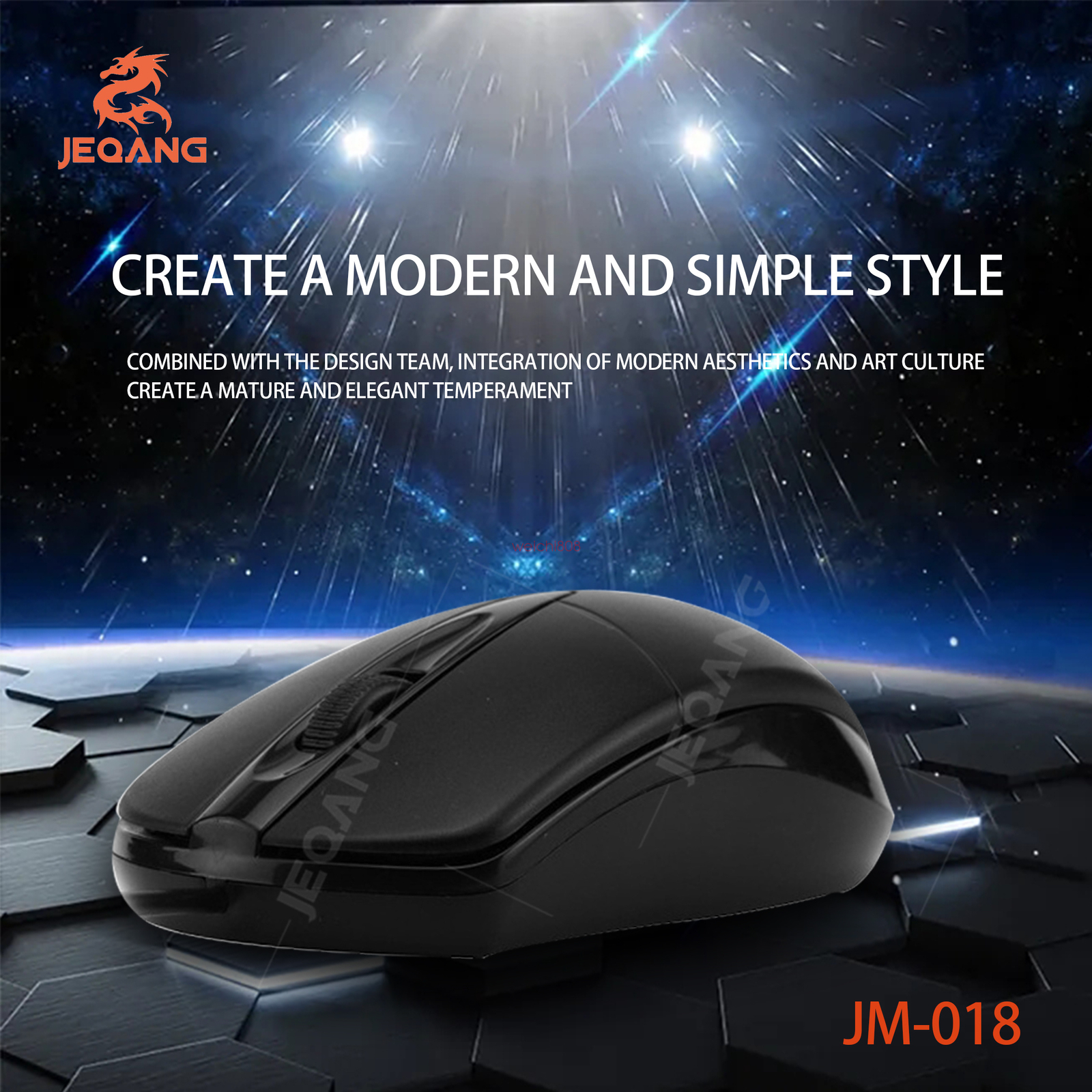 JEQANG USB Wired Computer Mouse for PC Laptop Desktop Computers