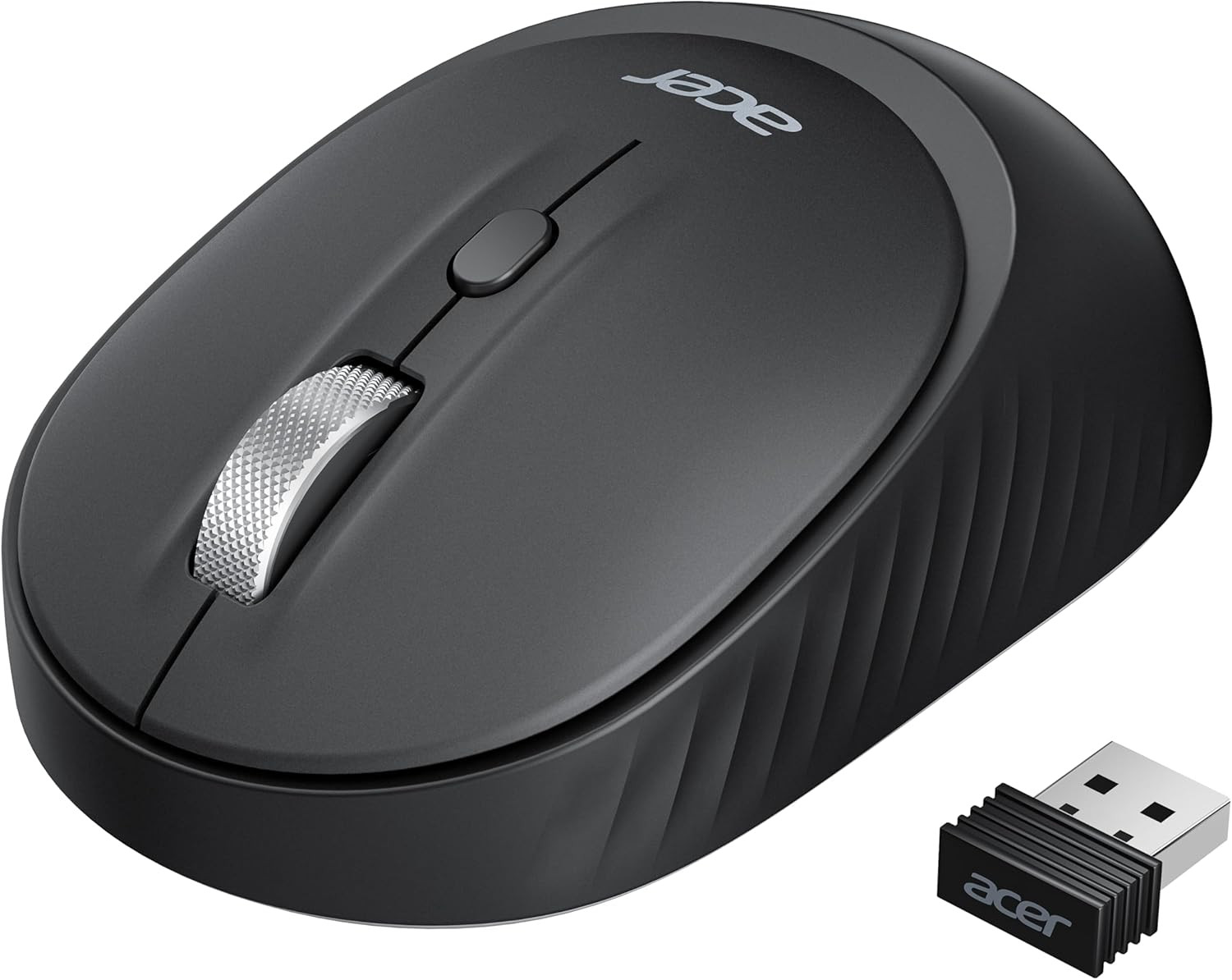 Acer Bluetooth Wireless Mouse for Laptop, Computer Mouse Wireless (Bt5.2+2.4Ghz)