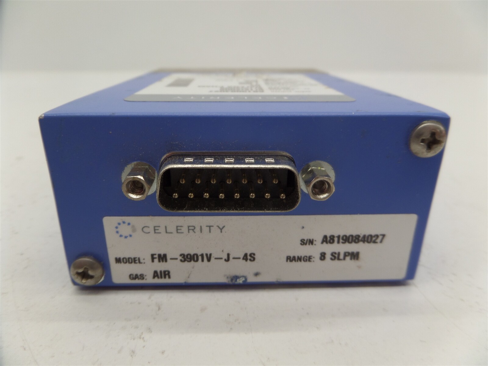 Celerity TN2900 Mass Flow Controller FM-3901V-J-4S Air 8 SLPM