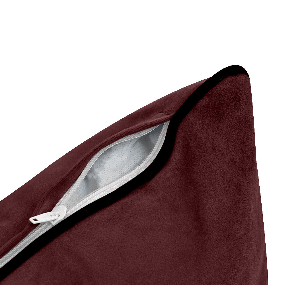 SLIPCOVER ONLY Contrast Twin Style V4 Velvet Indoor Daybed Bolster Cushion AD368