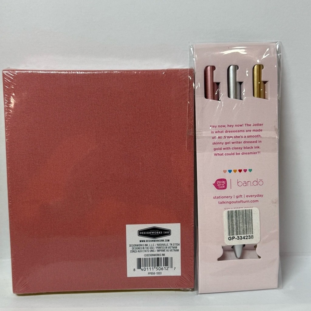 ban.do Jotter Pen Set + “Cop Outs” Notepad Bundle – New