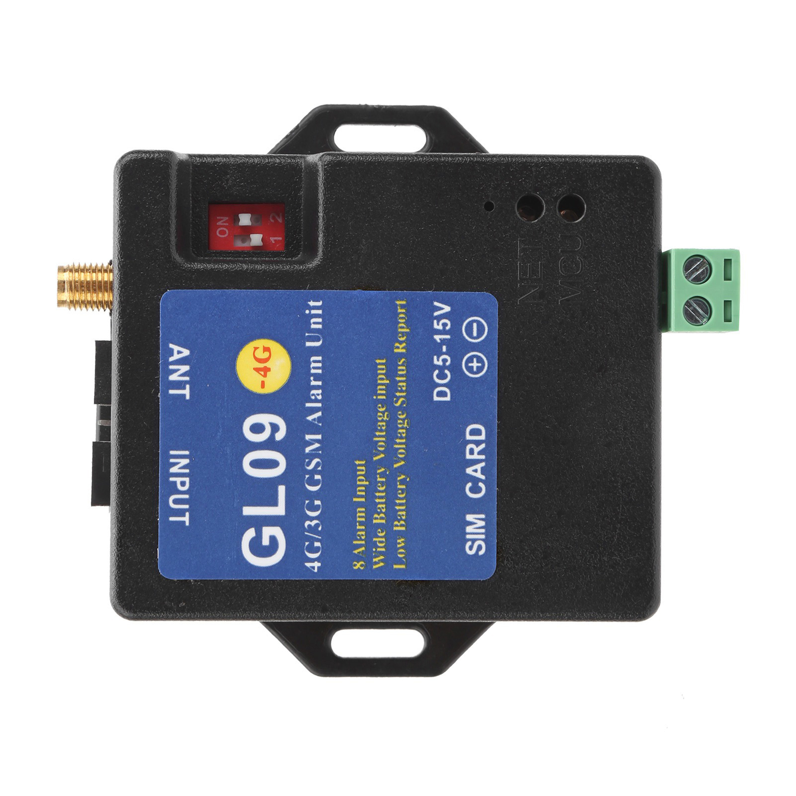 US Plug 4G/3G/GSM Alarm Security System Alert Module 8‑Channel Input Low Con Fit