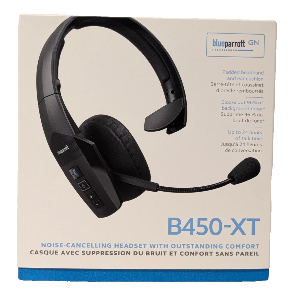 BlueParrott Wireless Bluetooth Noise Cancelling Hands-Free Headset OTE922