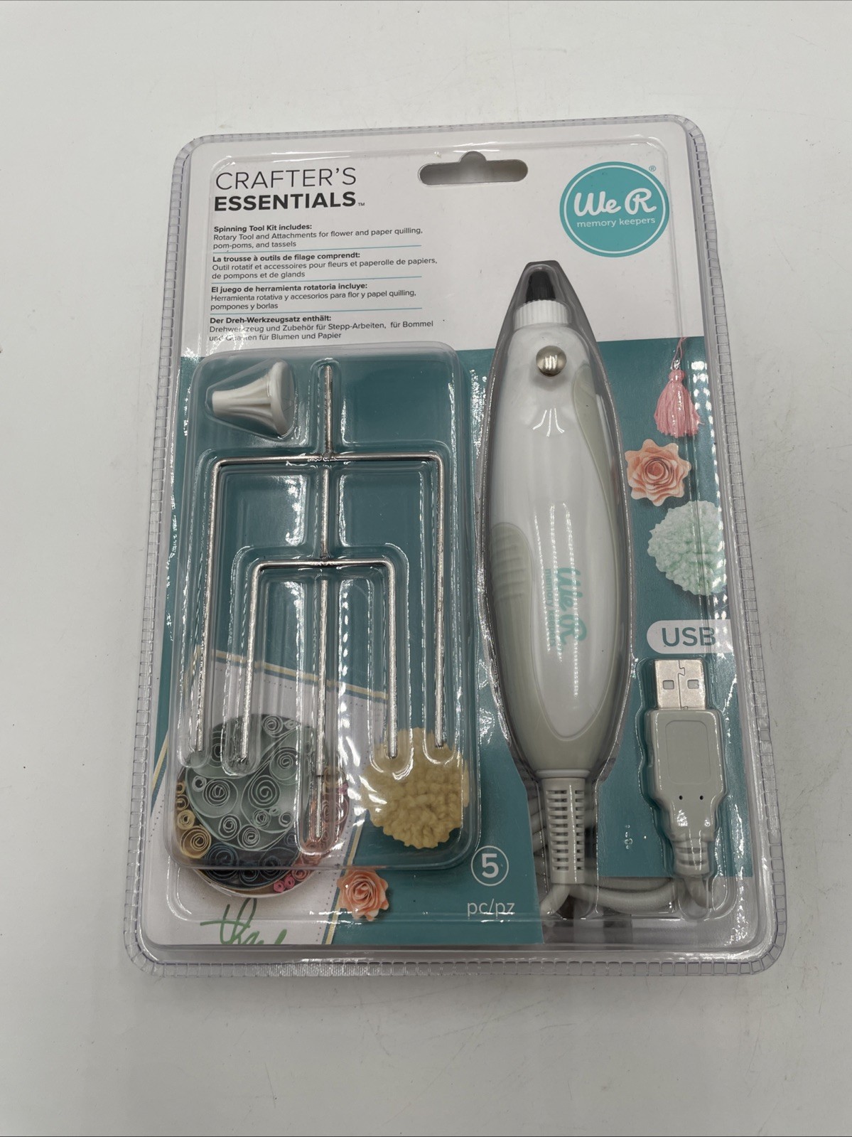 We R Memory Keepers Crafter's Essentials USB Spinning Tool Kit