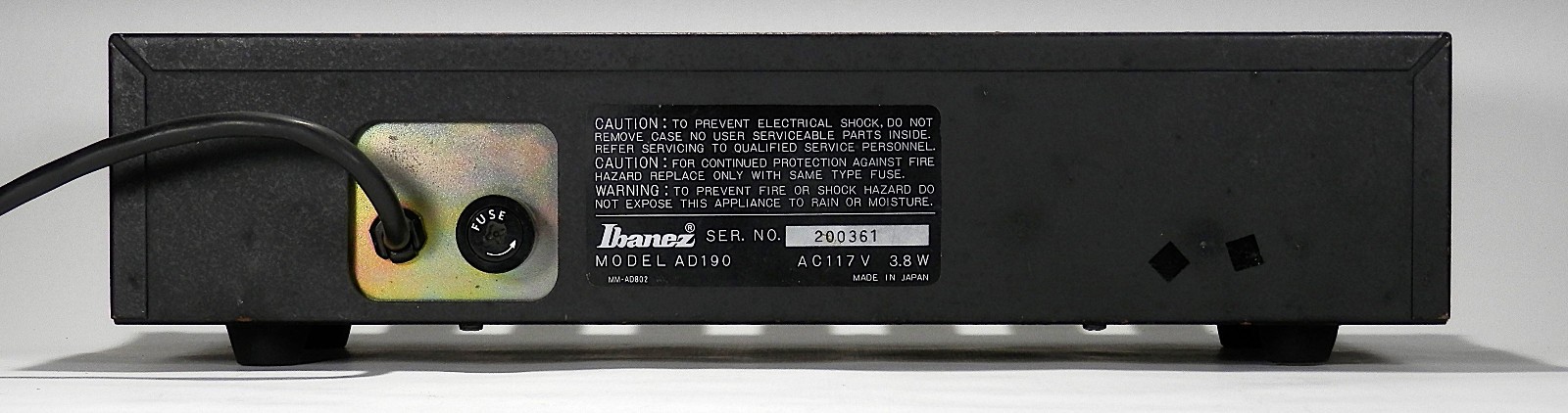 IBANEZ AD-190 Time Machine_Vintage Multi Mode Analog Delay & Flanger