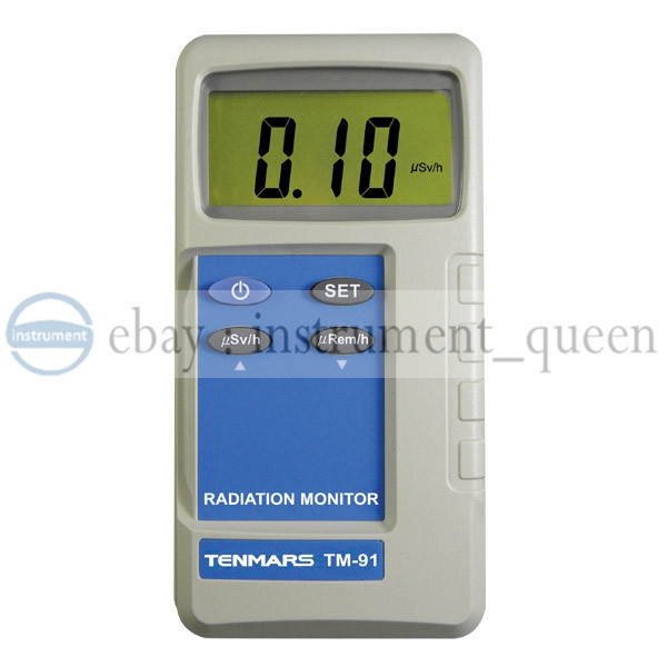 TENMARS TM-91 Digit LCD Display Radiation Detection Meter Tester Radiometer