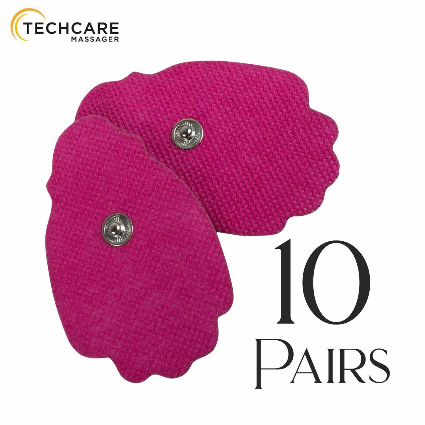 Best Quality Large Snap On Tens Unit Reusable Electro Replacement Pads Washable