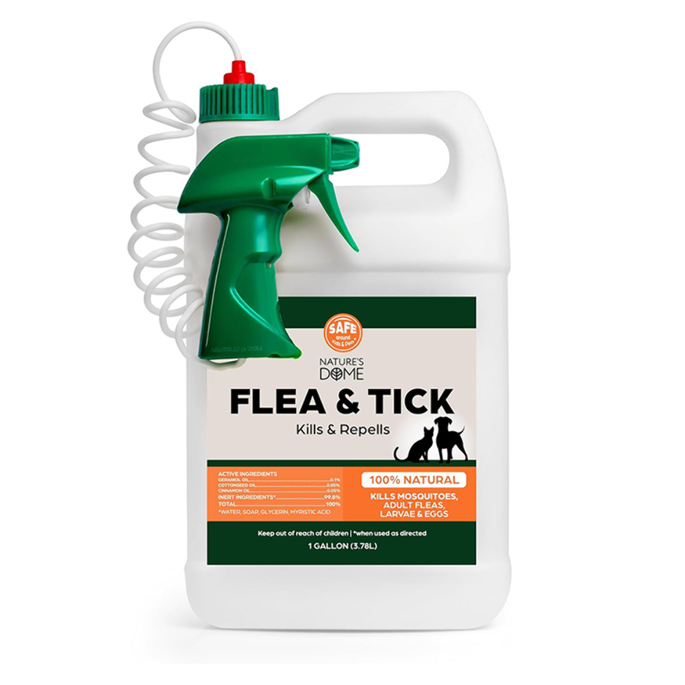 Nature’s Dome Outdoor Flea & Tick Spray – 1 Gallon