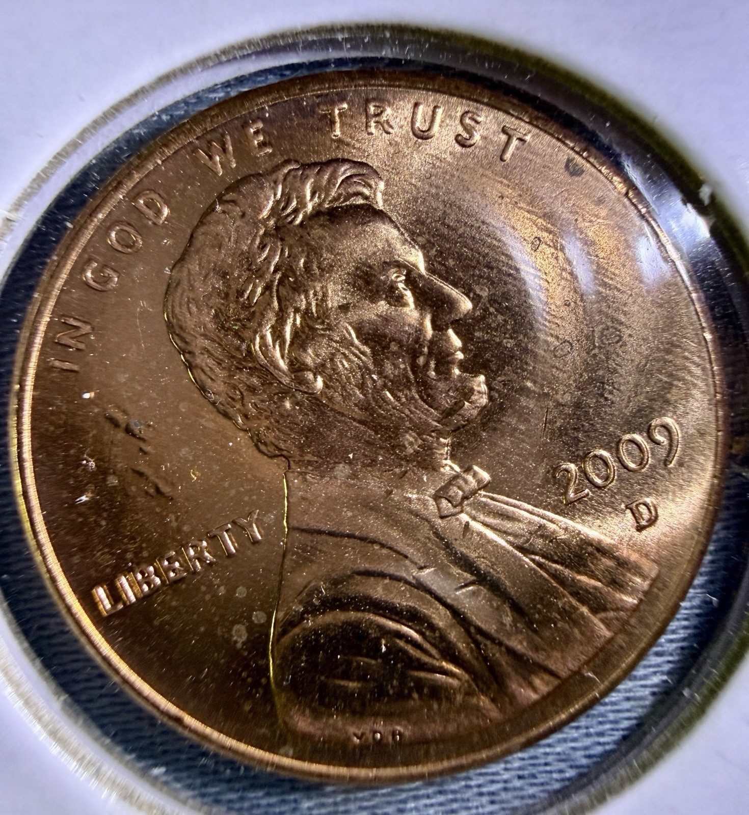 2009 D Lincoln Bicentennial Small Cent/ Penny -Presidency  Uncirculated Red