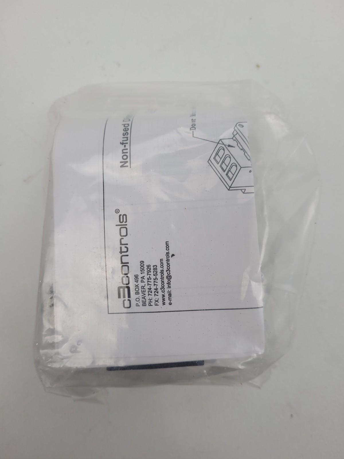 DDS2-330-DHGBG c3controls 32 Amp 3 Pole Non-Fused Disconnect Switch - New