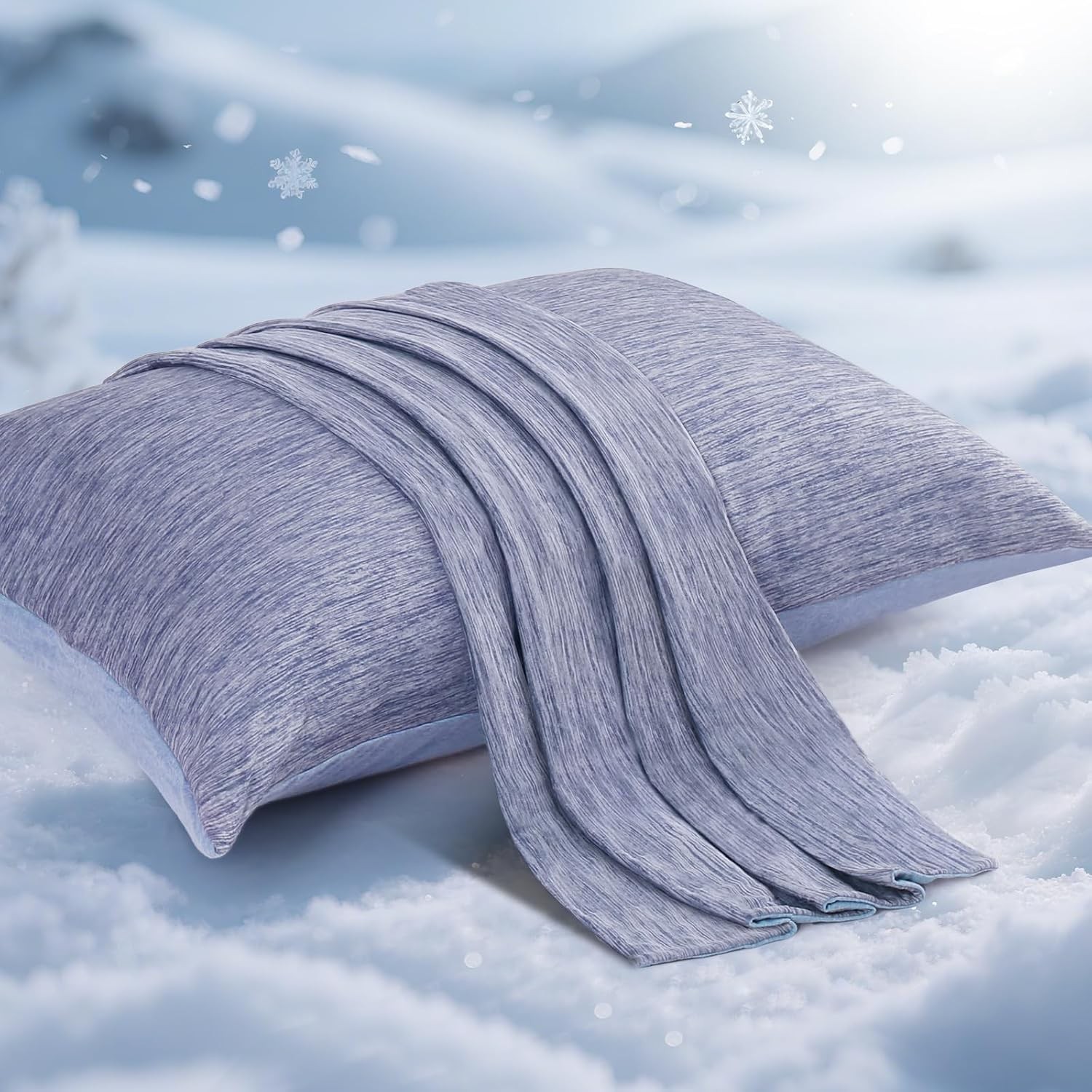 Cooling Pillow Cases for Hot Sleepers, Japanese Q-Max 0.5 Cooling Pillowcases,