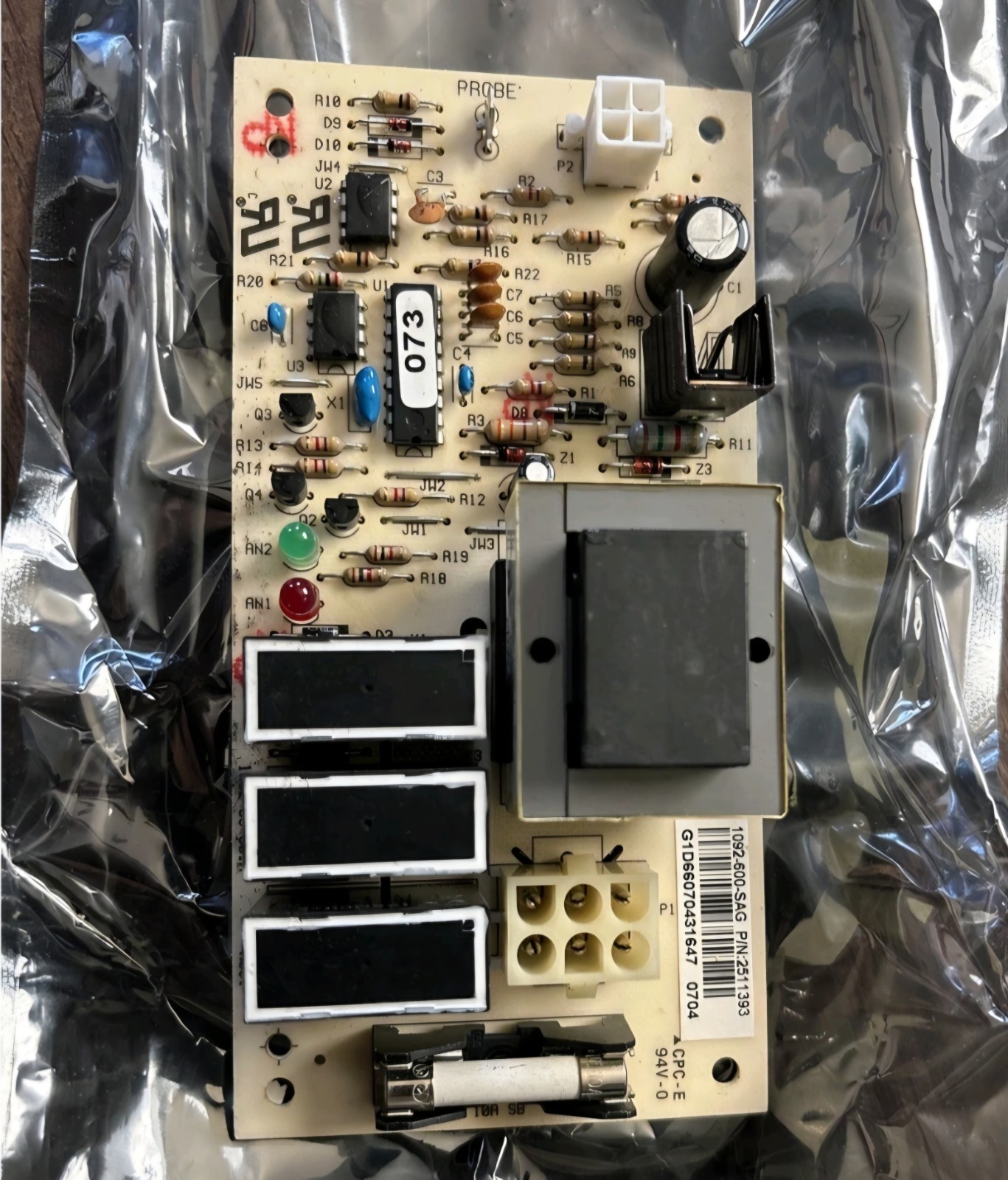 Manitowoc 1092-600 Ice Machine Circuit Board 2511393 Q-210 Q-130 Q270 Series
