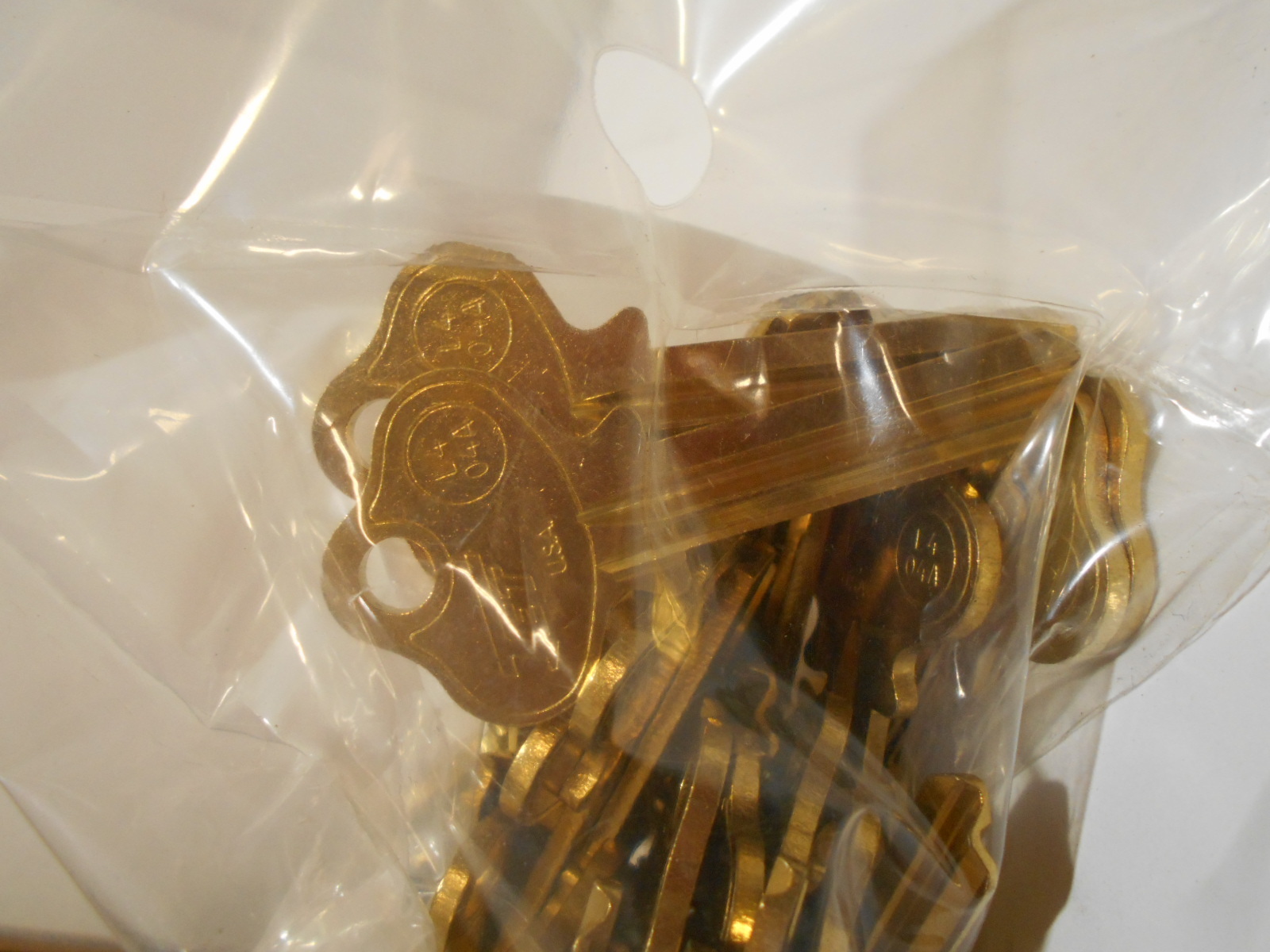 Lot of 90 JET Brass Key Blanks L404A