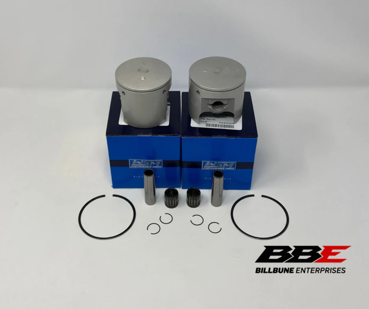 '82-'90 Kawasaki JS 550 WSM 1.00mm / .040" O/S 76.00mm Bore Piston Kits, JS550