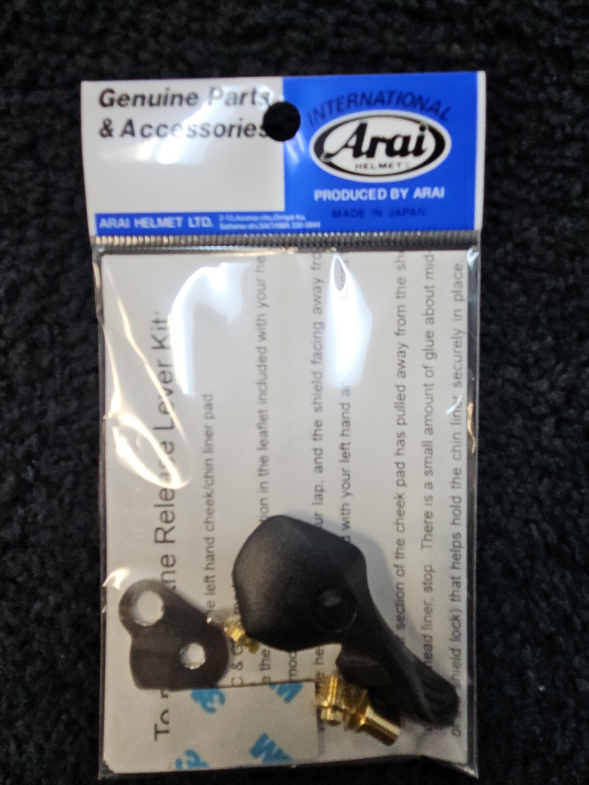 Arai Helmet Shield Lock Kit GP-6S GP-6PED SK-6 GP-7